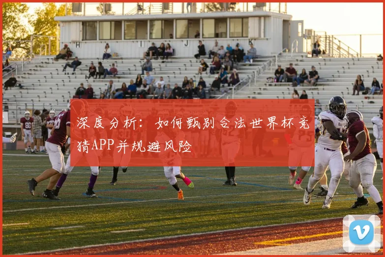 深度分析：如何甄别合法世界杯竞猜APP并规避风险